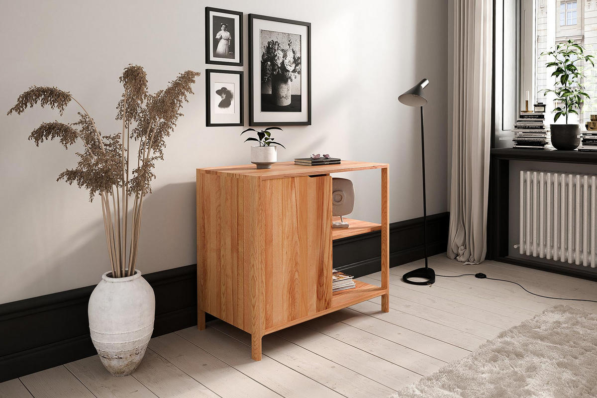 KOMMODE PAUL Kernbuche - Kernbuche, Holz (80/80/50cm) - byoak