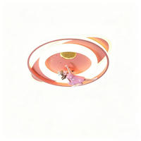 KINDERDECKENLEUCHTE 58/58/9 cm - Rosa, Metall (58/58/9cm) - Authentics