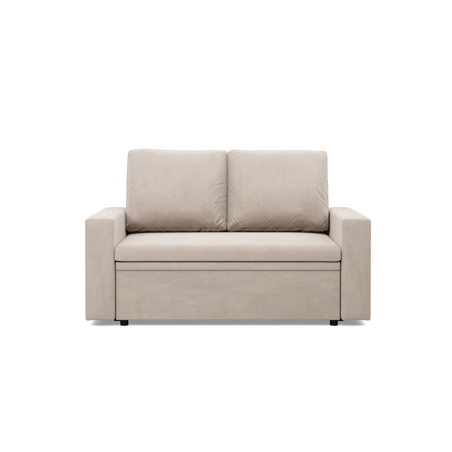 SOFA 2-SITZER MIT SCHLAFFUNKTION NEO, Beige - Beige, Textil (148/90/87cm)
