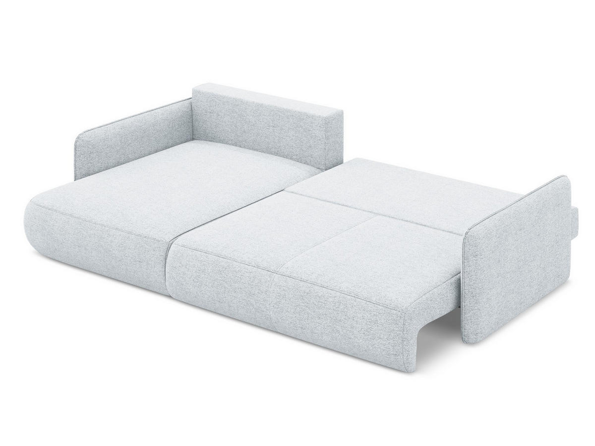 WOHNLANDSCHAFT Samt Stoff Schwarz - Schwarz, Kunststoff/Textil (398/82/185cm) - Makamii