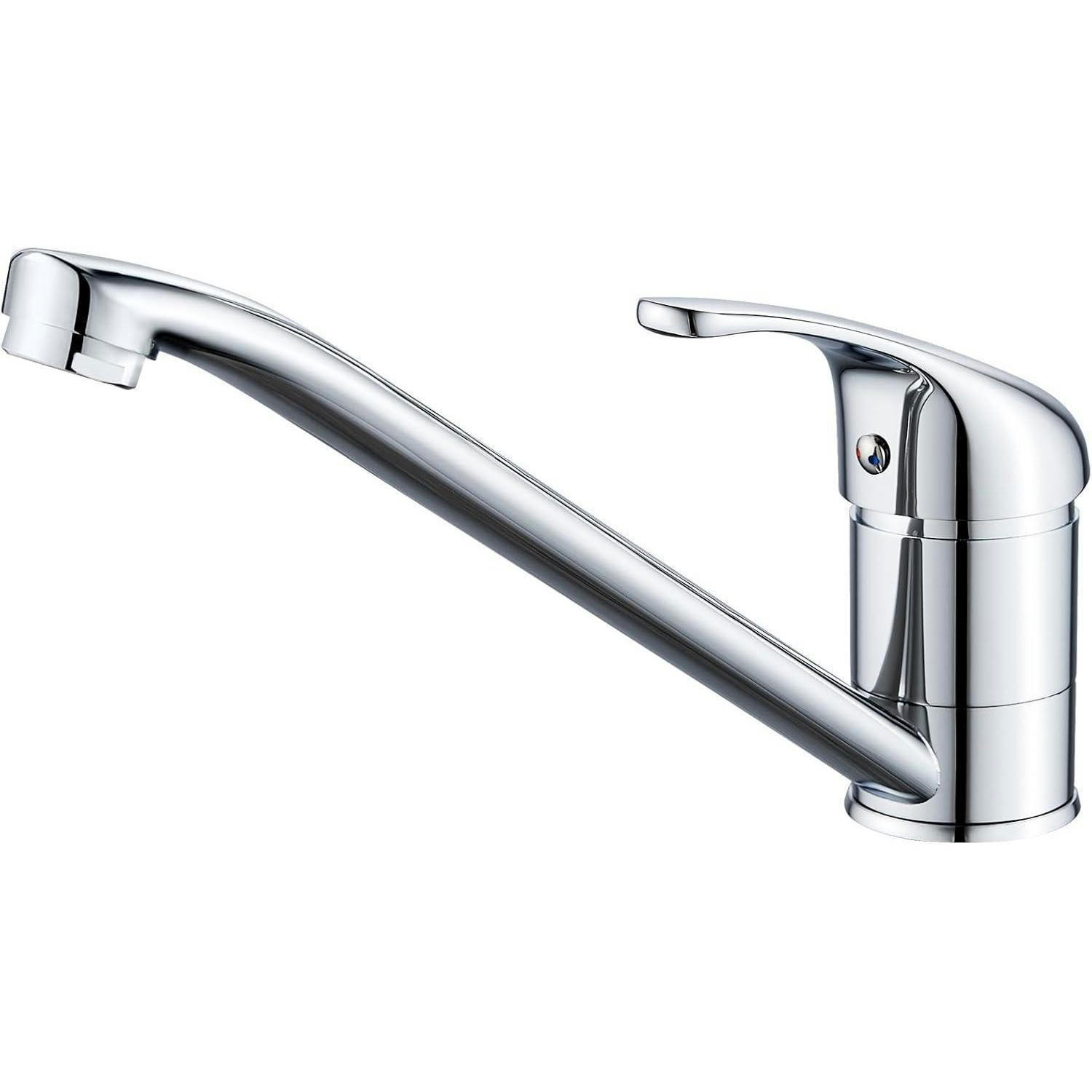 KÜCHENARMATUR 360° schwenkbar Edelstahl Chrom - Silberfarben, Metall (15/5/30cm)