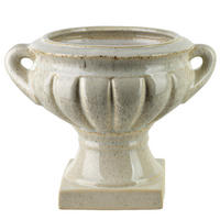 VASE Evam beige 26.5/21/21 Keramik - Beige, Keramik (21cm) - Mondex