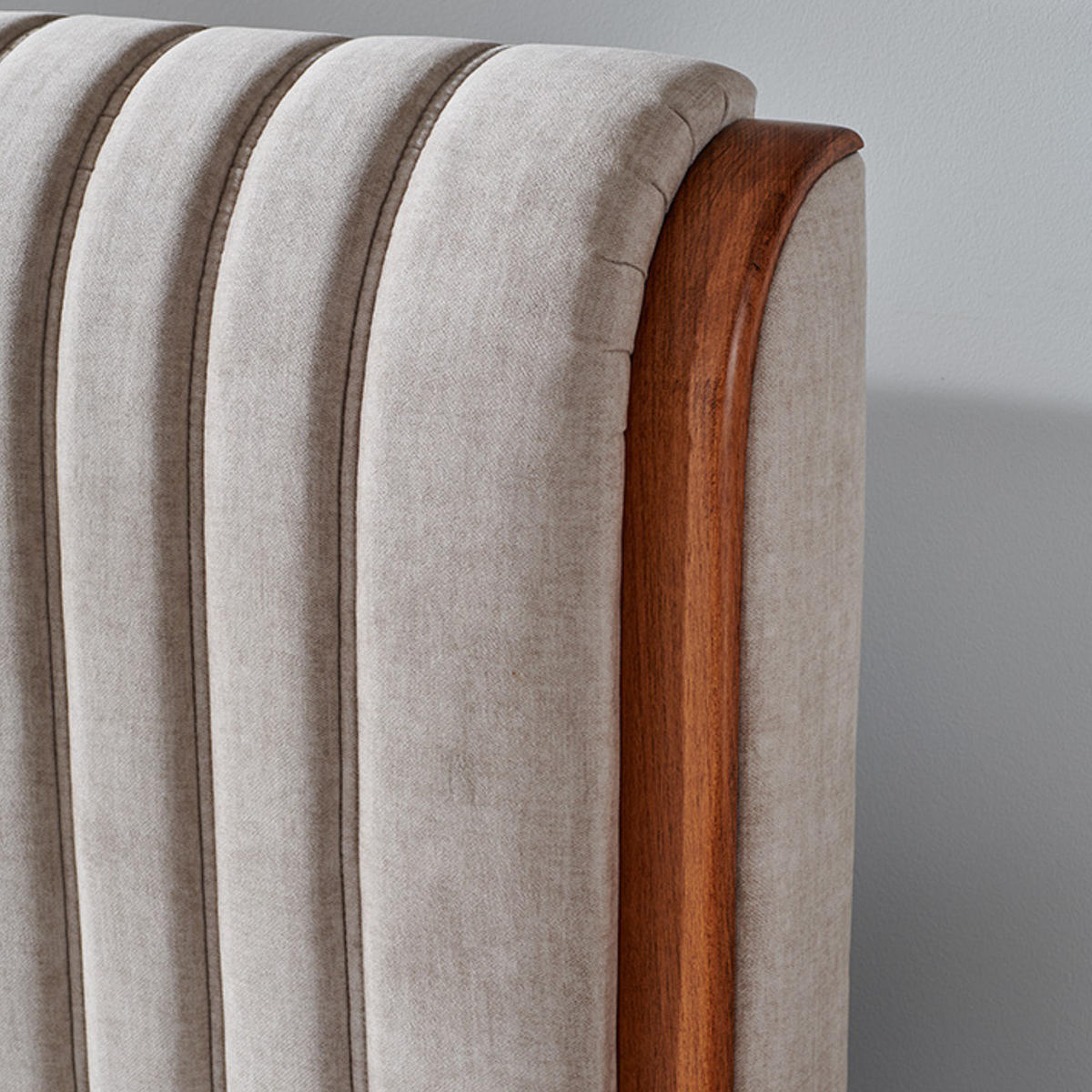 BOXBET 140x200 Kapok Naturel - Braun, Holz/Metall (140/200cm) - Bambi