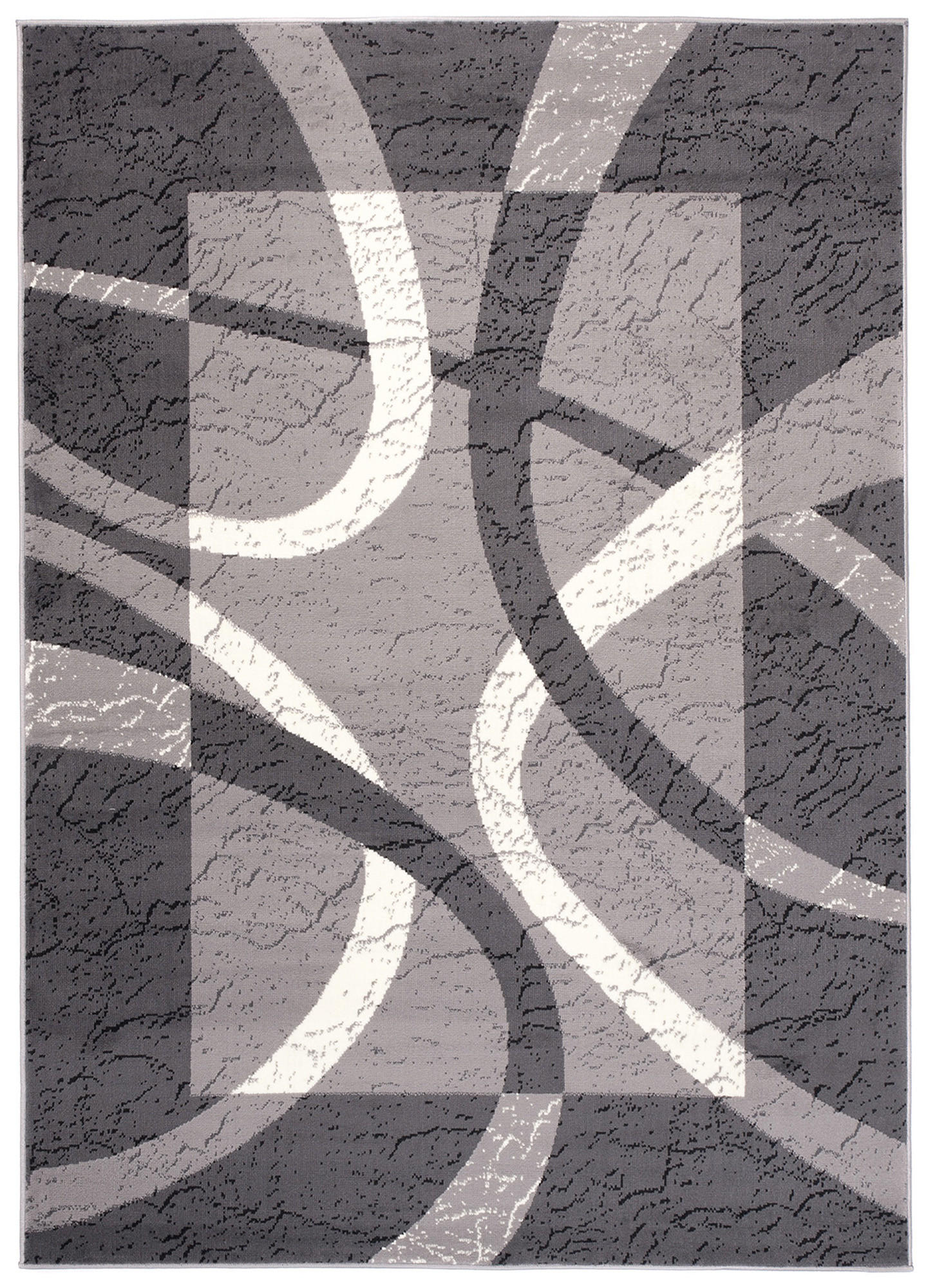 Tapiso Teppich Grau 160x220 cm