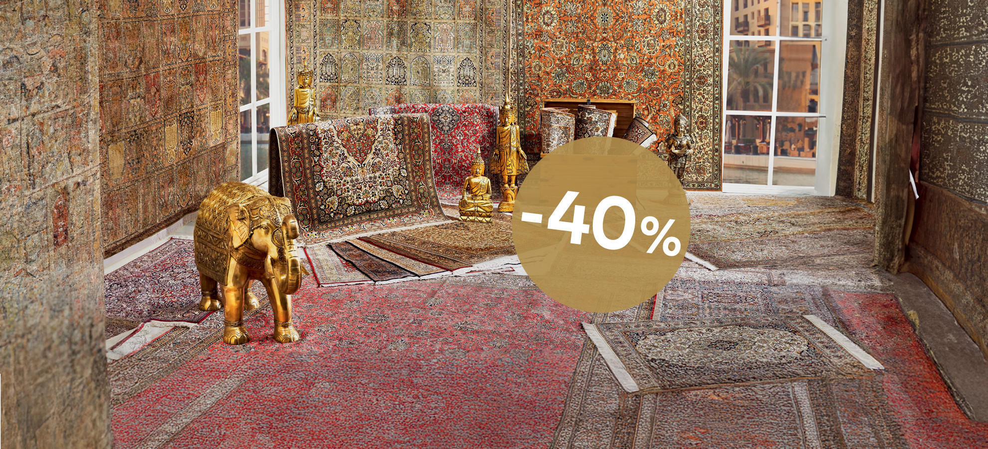 -40 % - orientální koberce