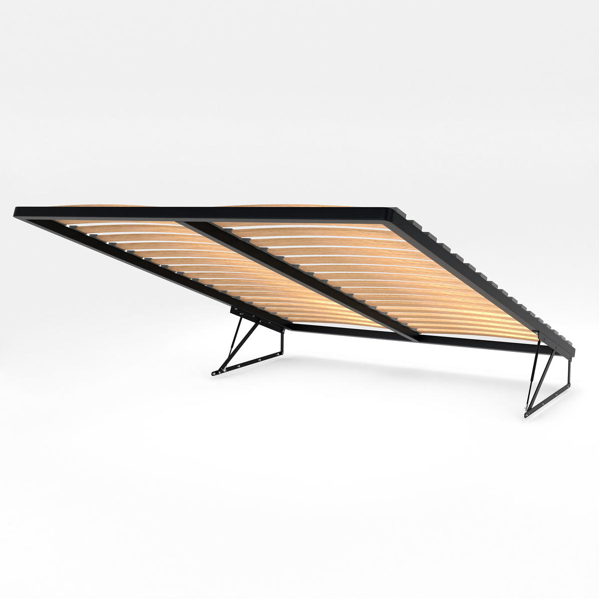 POLSTERBETT für Schlafzimmer Bett mit Stauraum Schwarz 180x200cm Kopfteil 100cm - Schwarz, Holzwerkstoff/Metall (180/200cm) - Muralo