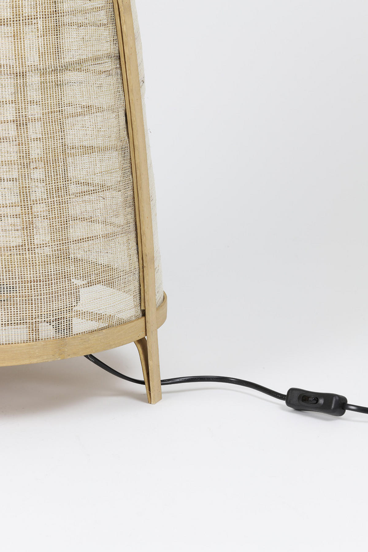 TISCHLAMPE Jacinto Braun Ø34/60 cm - Braun, Holz (34/34/60cm) - Light & Living