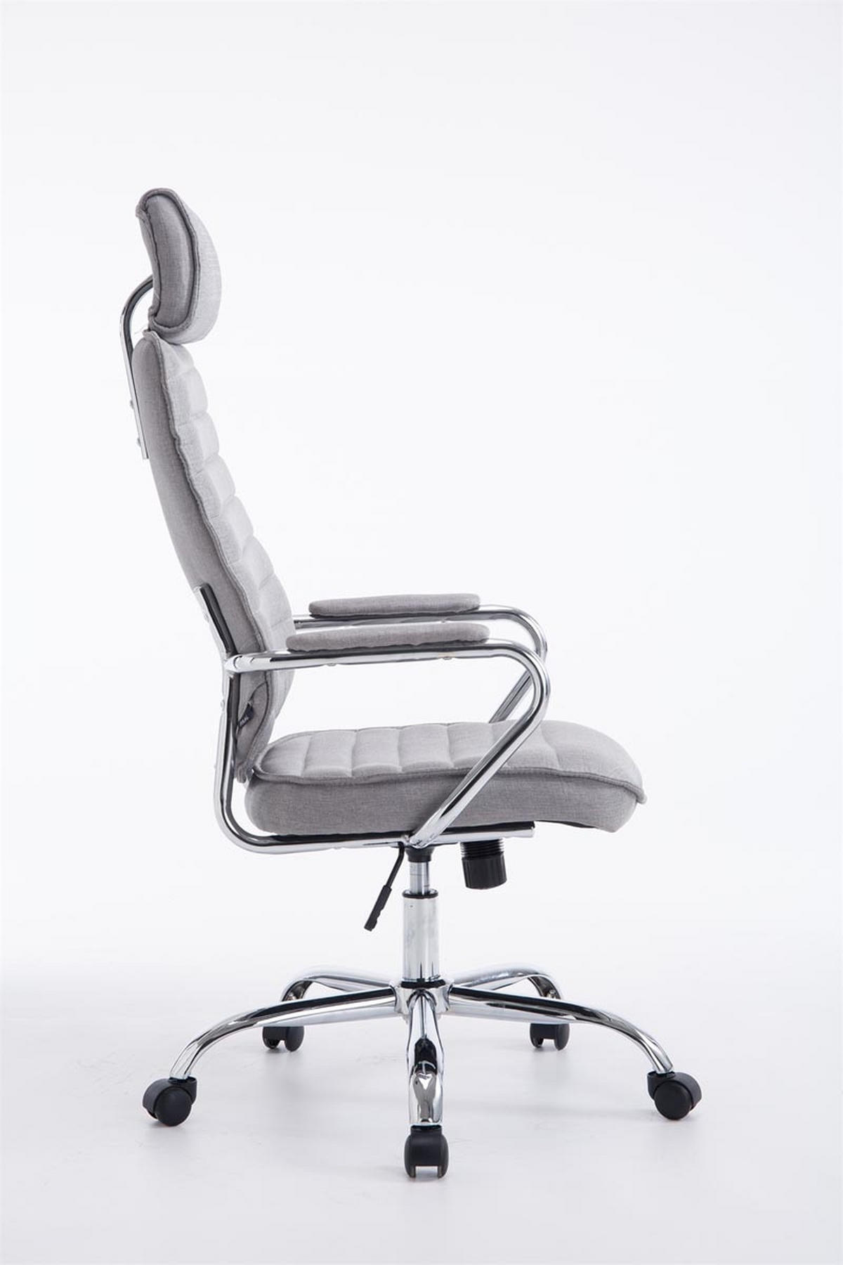 BÜROSTUHL Rocket Stoff Hellgrau - Grau, Textil/Metall (60/128/67cm) - TPFLiving