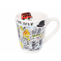 BECHER London in Bunt - 350 ml - Multicolor, Keramik (0.35L) - Blond Amsterdam