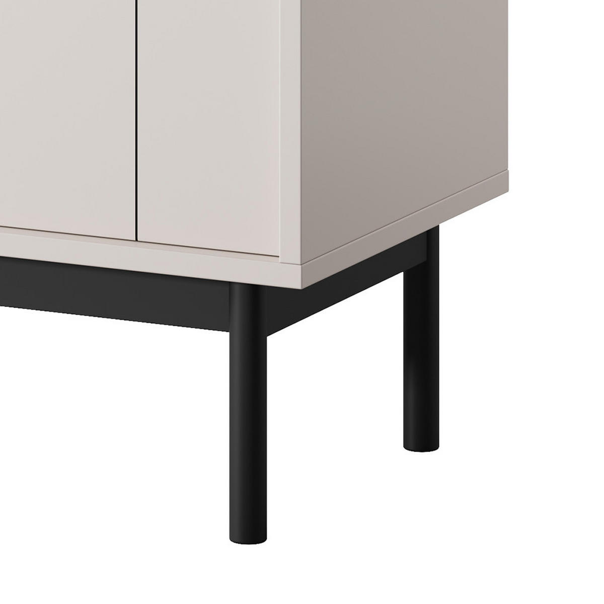 WOHNZIMMER-SET 3-TLG. Jantar-160 - Beige, Holzwerkstoff (361/185/39cm) - Lomado