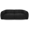 SOFA 4-SITZER Rastervelours Dunkles Anthrazit 230cm - Anthrazit, Textil (230/74/90cm) - Sia Home