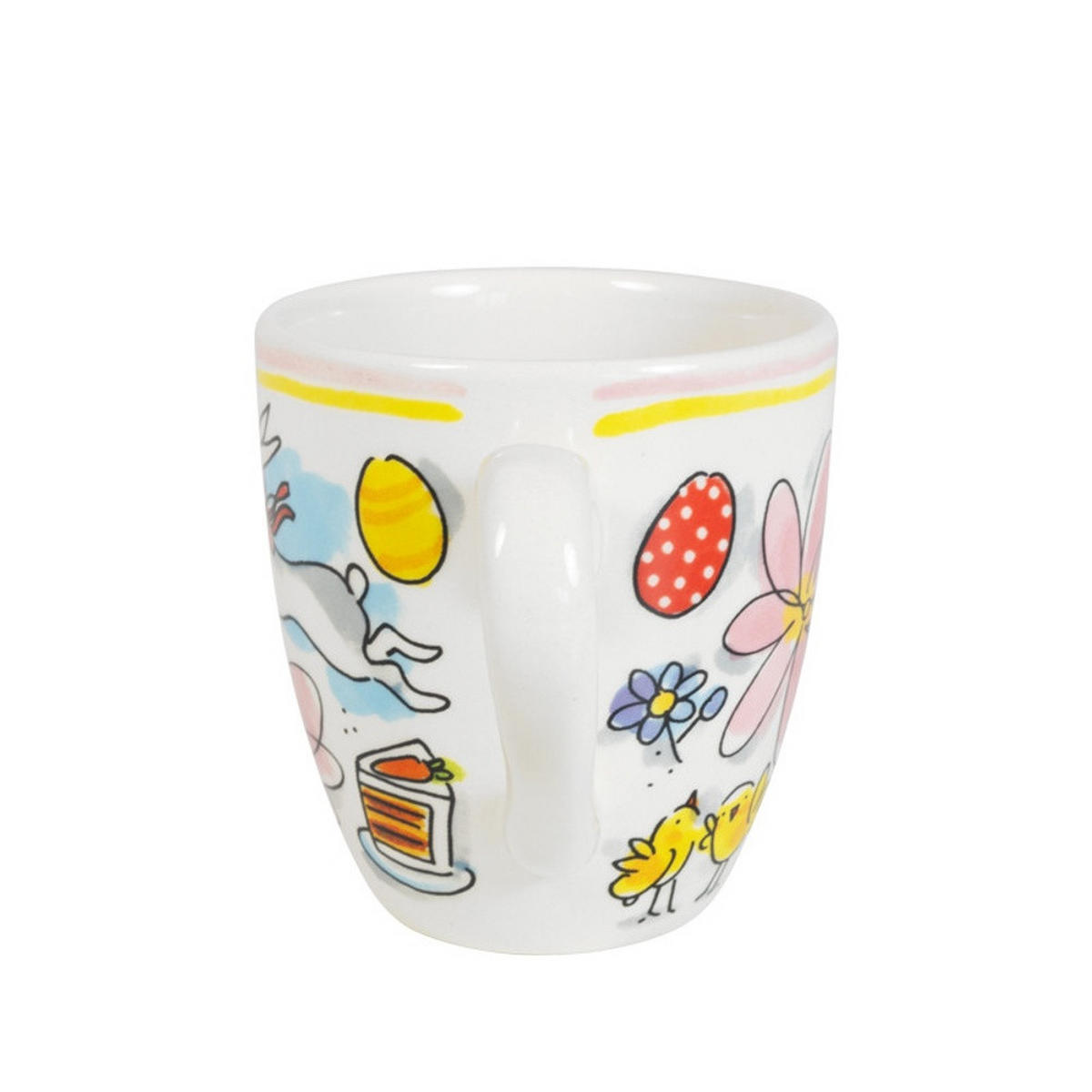MINI-BECHER Frohe Ostern in Bunt - 200 ml - Multicolor, Keramik (0.2L) - Blond Amsterdam