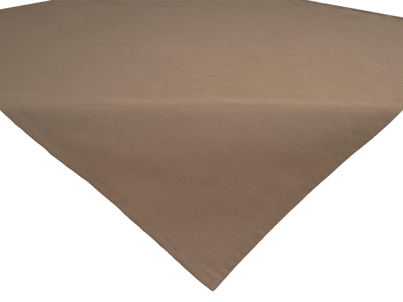 MITTELDECKE Wunschton deep-taupe 80/80 cm - Braun, Textil (80/80cm) - beties Heimtextil