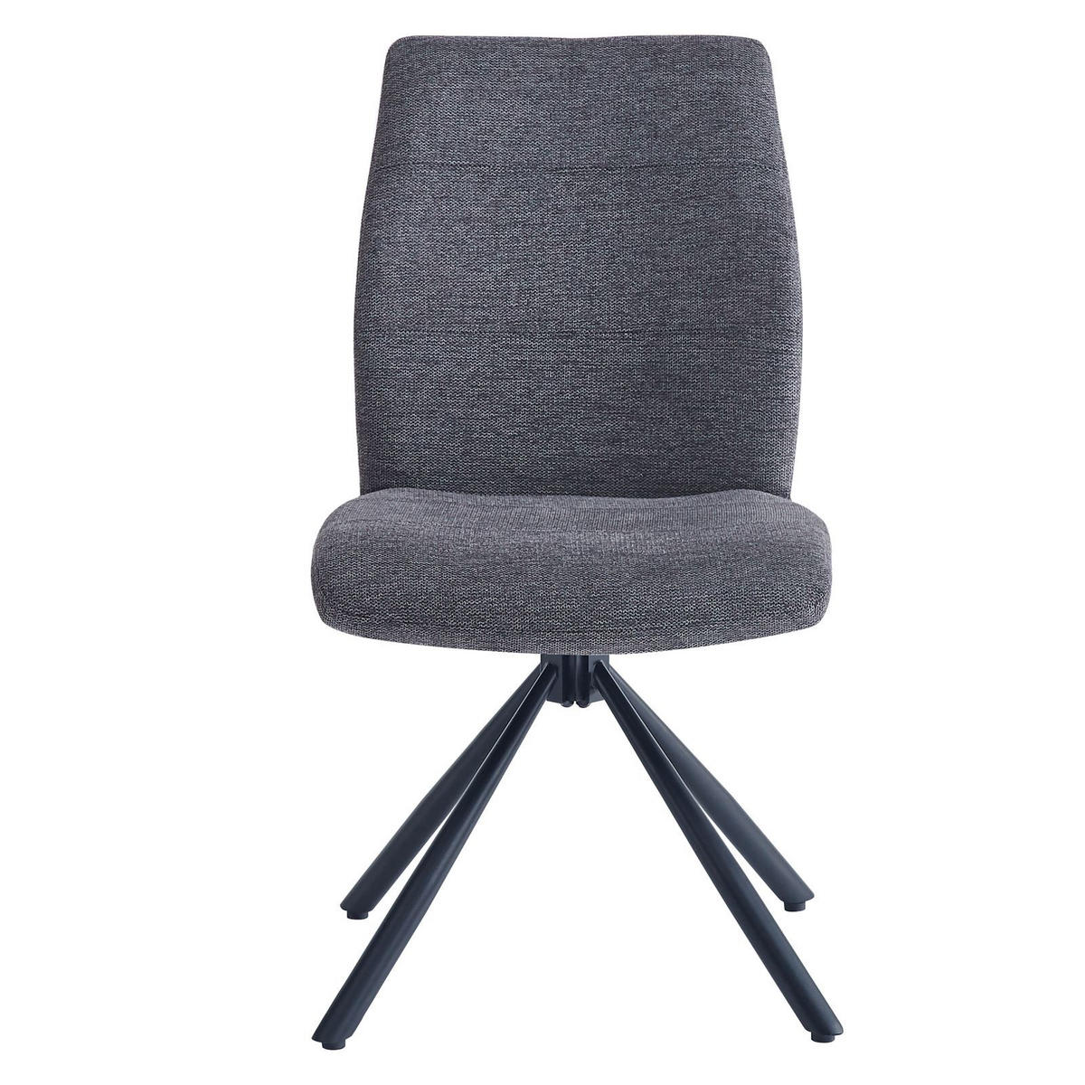ESSZIMMERSTUHL TAURUS 2ER-SET - Grau, Textil (48/91/61cm) - IDIMEX