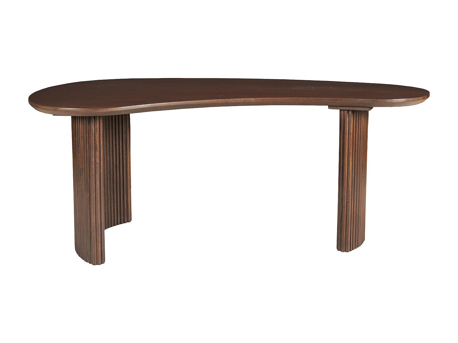 COUCHTTISCH nicht ausziehbar - 120 cmcm x 70 cmcm - Holz, Platte - Naturfarben Dunkel - TAMENIA - Naturfarben, Holz (70/120/45cm) - Vente-Unique