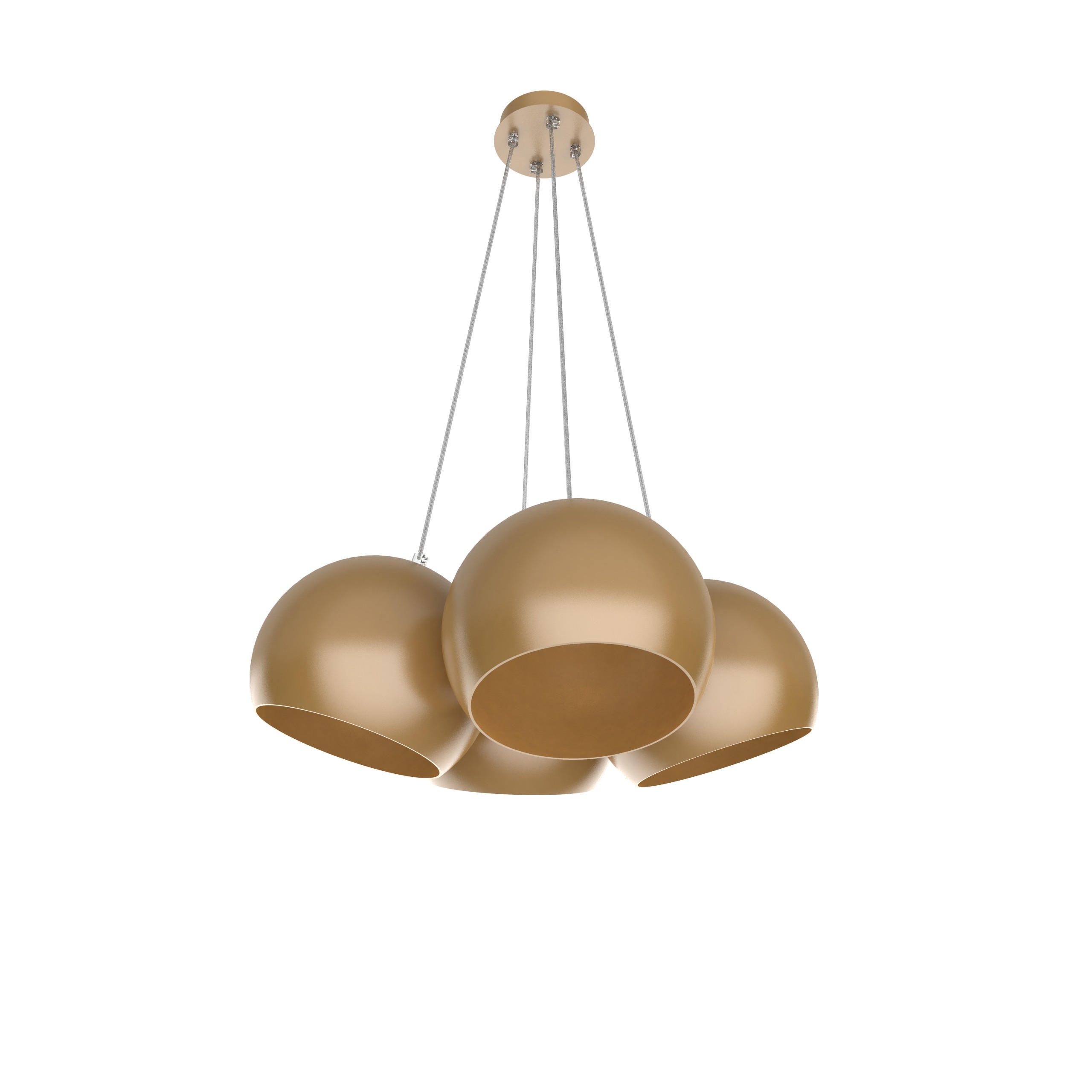 Lumicom Hängeleuchte Gold 25x20x25 cm