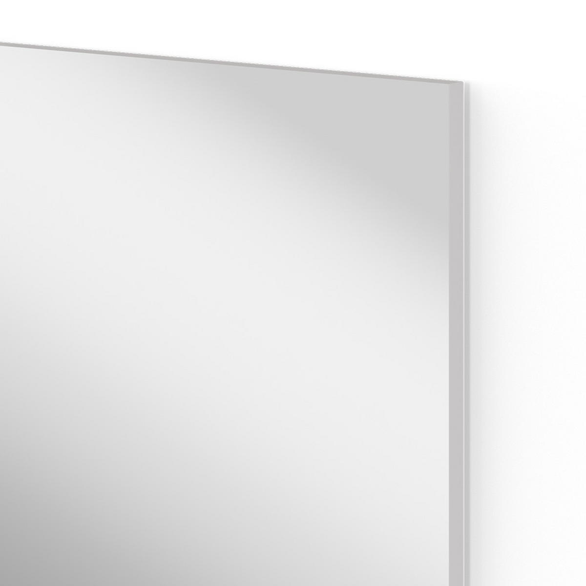 BADEZIMMERSPIEGEL Viola Weiß 80 x 65 cm - Weiß, Glas (2/65/80cm) - Vicco