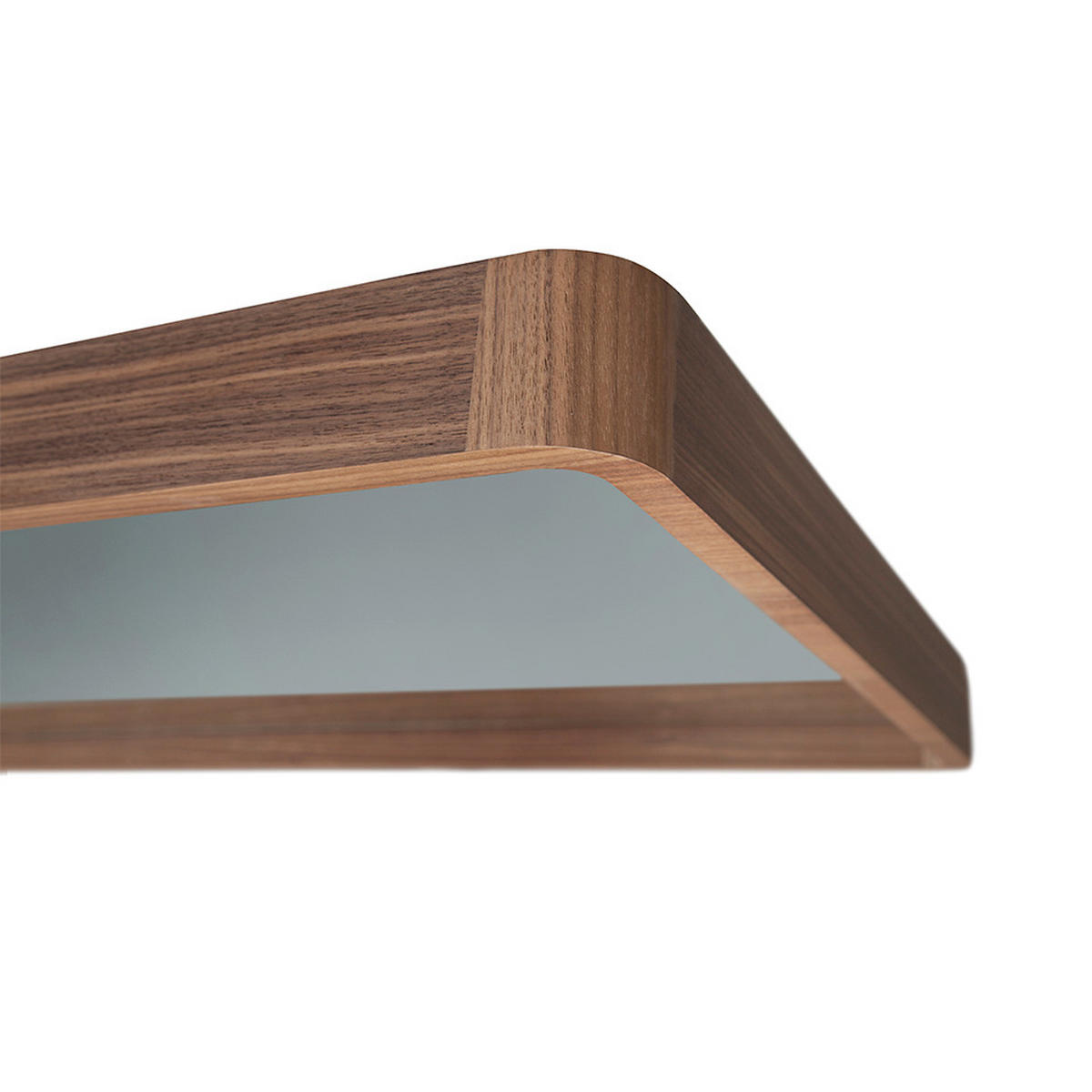 WANDSPIEGEL Walnuss 100/50/7 cm - Walnussfarben, Holz (100/7/50cm) - ANGEL CERDA