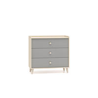 KOMMODE MEVEL Grau 90x40x85 cm - Grau, Holzwerkstoff (90/85/40cm) - FURNLUX