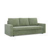 SOFA Neo mit gerader Armlehnen olivgrün - Olivgrün, Textil (220/92/92cm) - SIMKAM Furniture