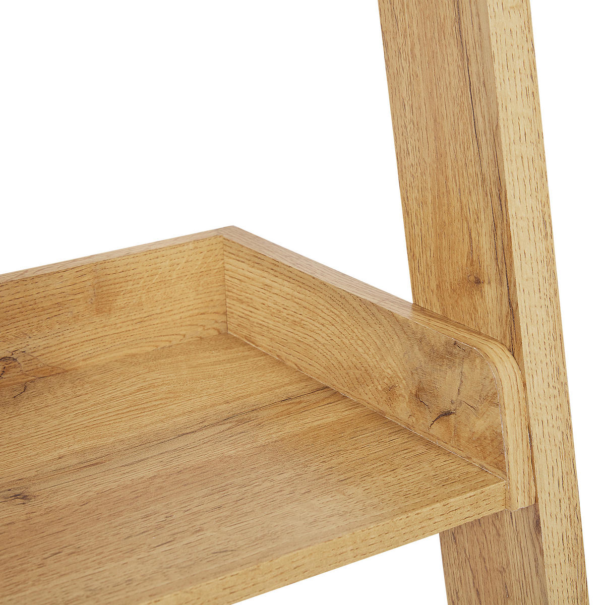 REGAL 5 Fächer Mobile Trio - Hellbraun, Holzwerkstoff (65/167/43cm) - Beliani