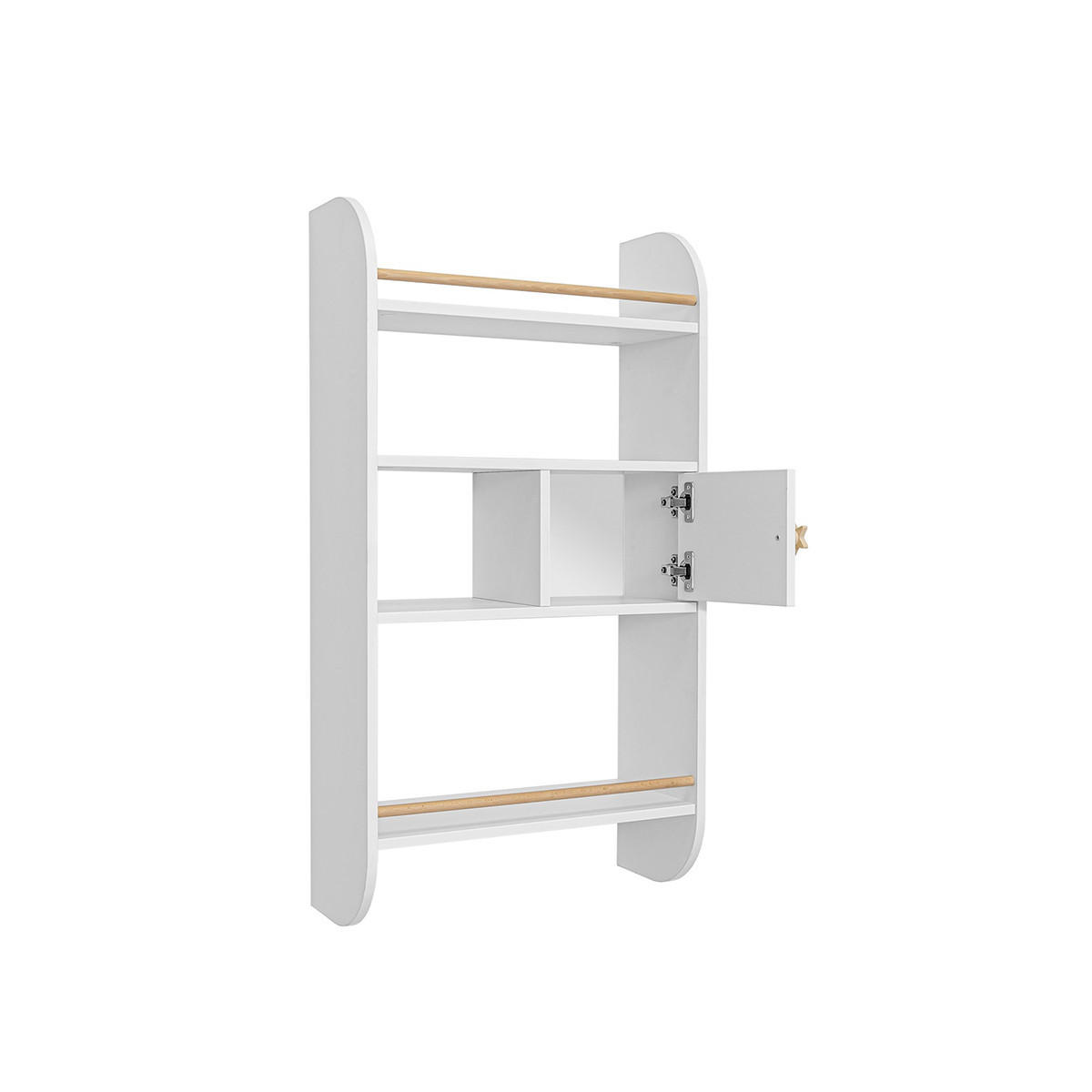 WANDBOARD Rainbow Weiß - Weiß, Holzwerkstoff (57/105/23cm) - Petits-meubles