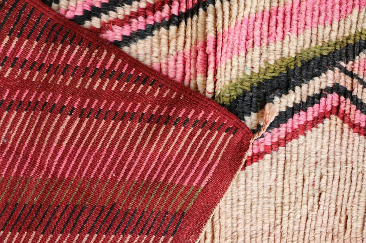 BERBERTEPPICH Teppichläufer marokkanisch aus reiner Wolle 200x 300 cm - Multicolor, Naturmaterialien (200/300cm) - AFK Living