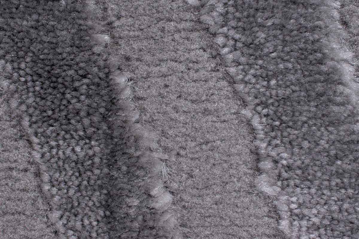 TEPPICH mit geometrischem Muster Bianca Grau 160x230 cm - Grau, Textil (160/230cm) - Nazar Rugs