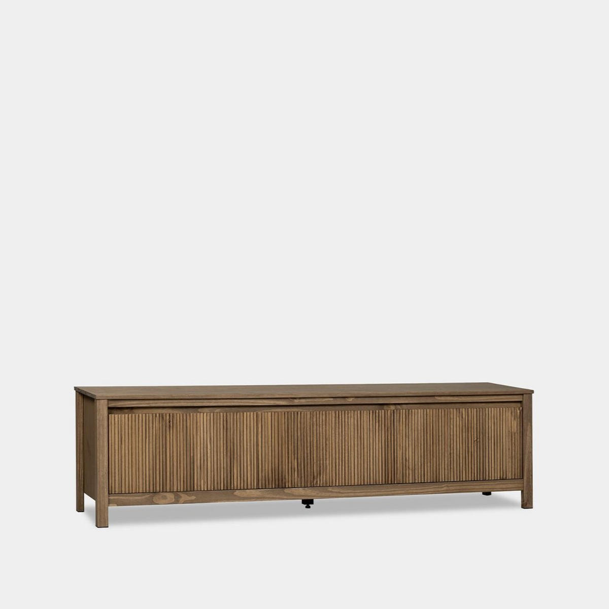 TV-ELEMENT Hanne Walnuss 180 cm x 48 cm - Walnussfarben, Holz (180/48/39cm) - Klast Home