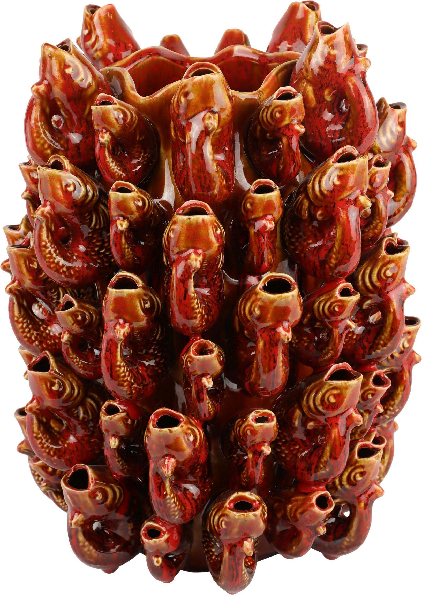Furnaro Vasenobjekt Braun 32 cm
