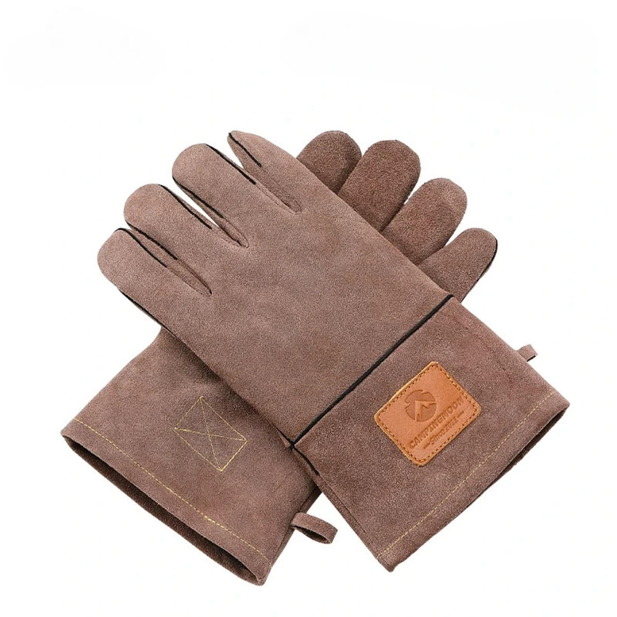 OFENHANDSCHUHE Braun 28/14 cm - Braun, Textil (14/28cm)