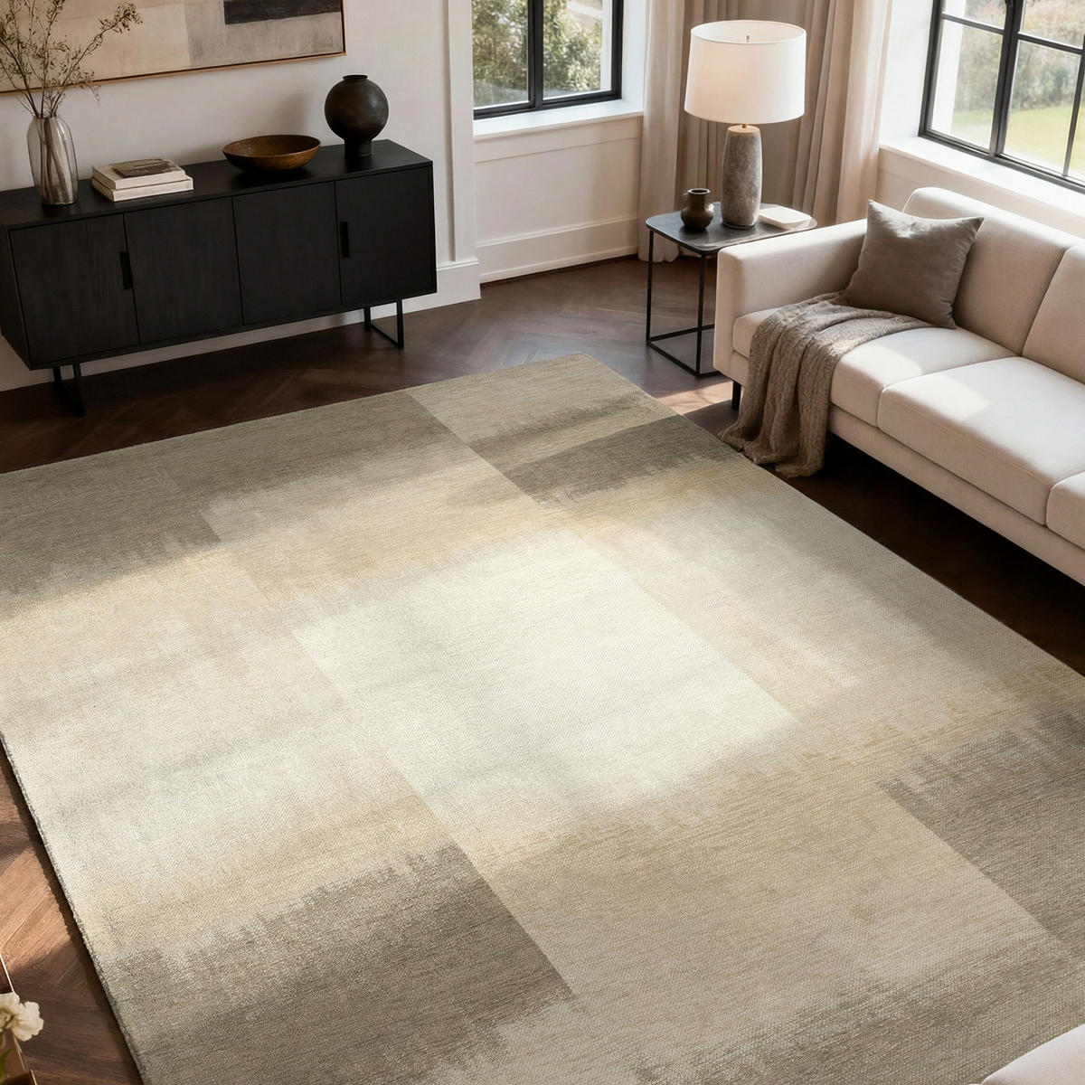 PREPROGA Sendai Cottage Grey 80/150 cm - siva, umetna masa/tekstil (80/150cm) - Louis De Poortere