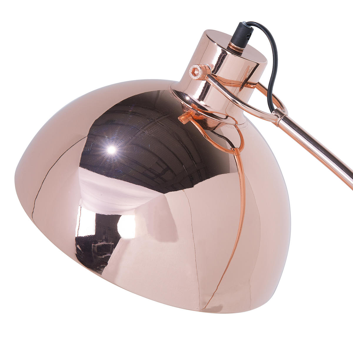 STEHLAMPE Dintel 25/25/155 cm - Kupferfarben, Metall (25/25/155cm) - Beliani