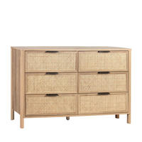 SCHUBLADENKOMMODE DOPPELTE Bent Natürlich 120 cm x 76 cm - Naturfarben, Holzwerkstoff (120/76/40cm)