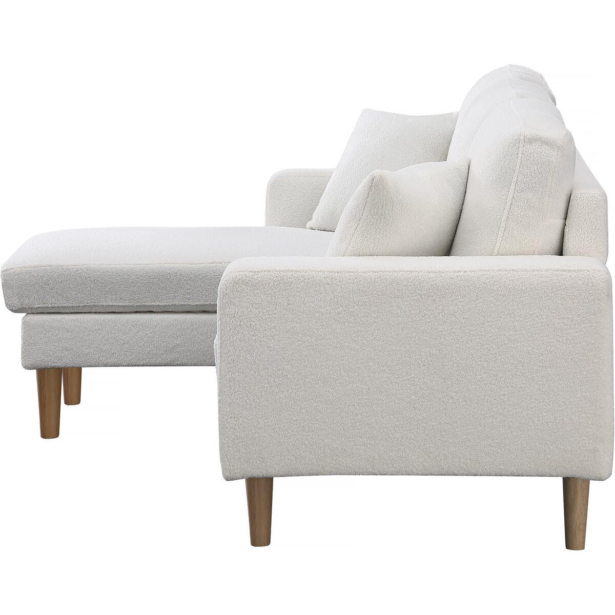 ECKSOFA gabby weiss - Weiß, Textil (75/194cm) - Habitat Garten