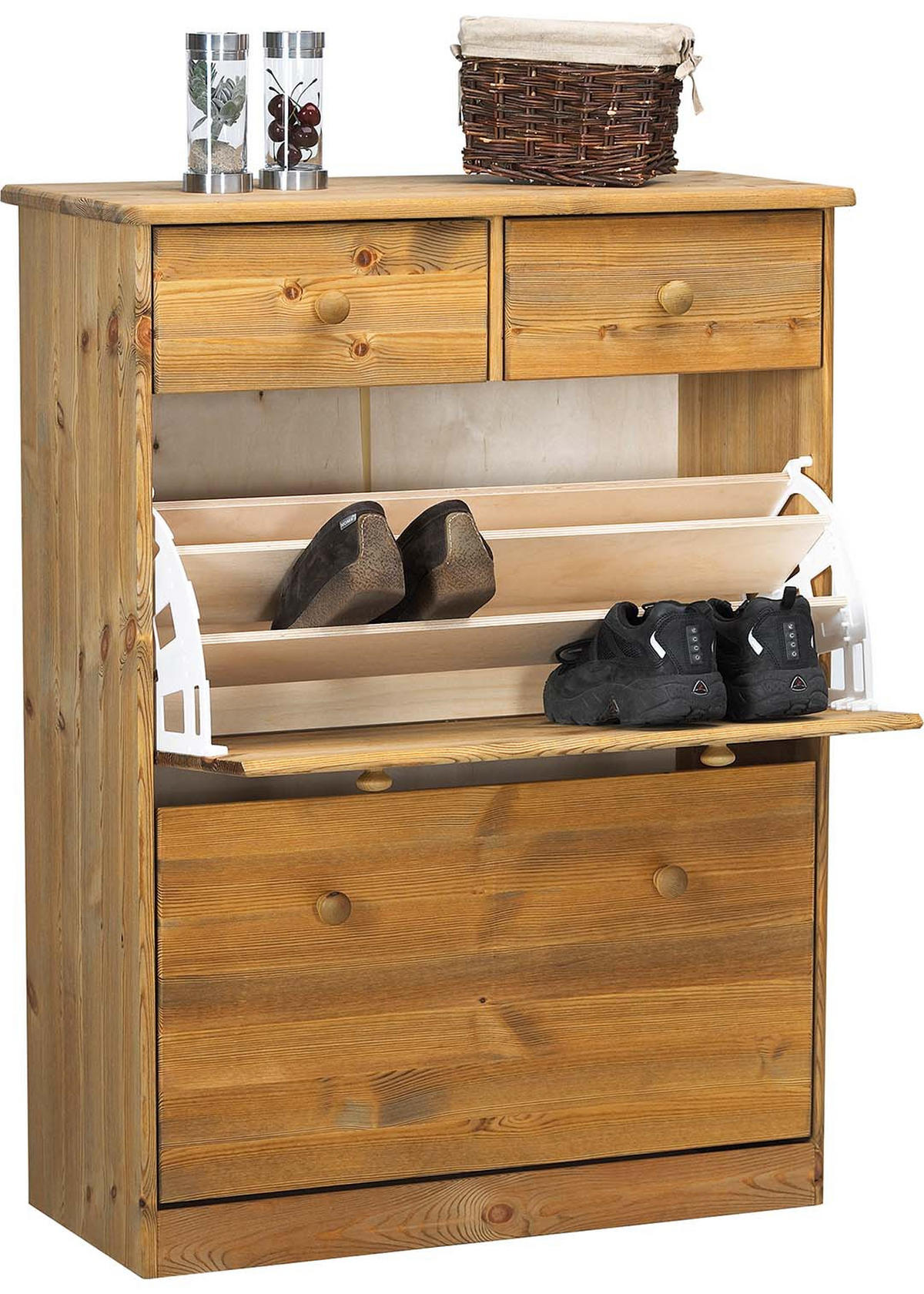 SCHUHKIPPER kiefer - Naturfarben, Holz (78/13/35cm) - ebuy24