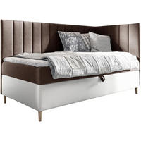 KINDERBETT MAYA 3 - Braun/Weiß, Holzwerkstoff (86/208cm) - Meblini