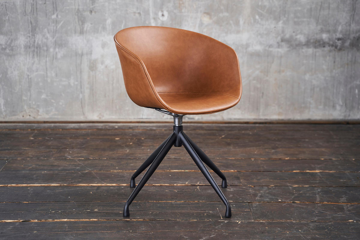 STUHL DANI Braun Kunstleder - Braun, Textil (60/81/54.5cm) - KAWOLA