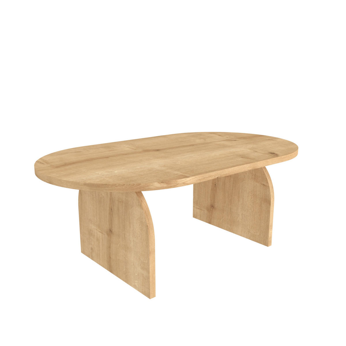 COUCHTISCH Mono Saphireiche - Honigeiche, Holzwerkstoff (120/60/43cm) - Decorotika