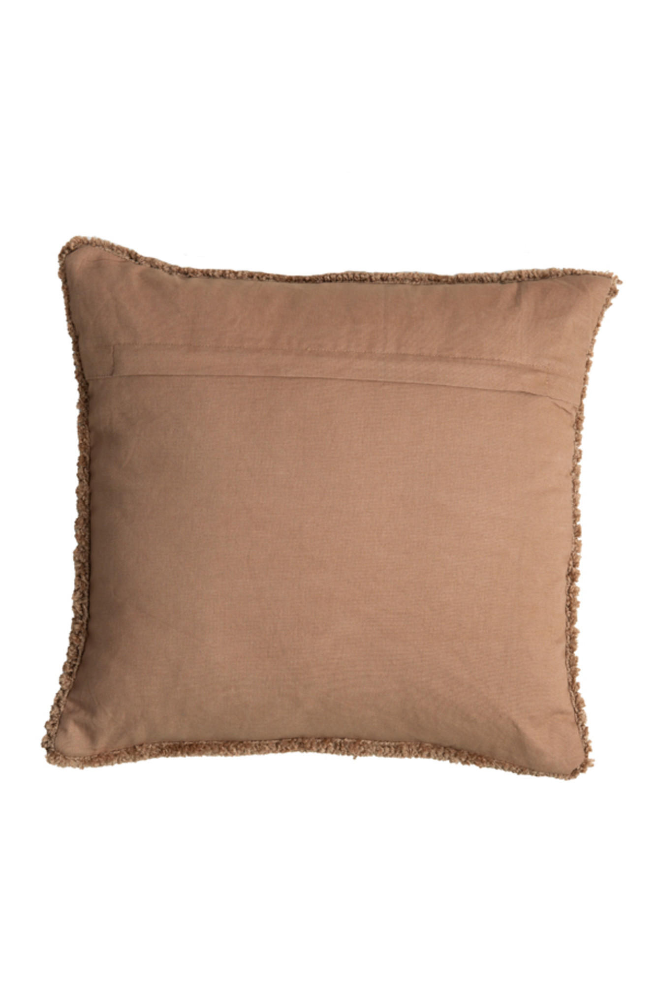 DEKOKISSEN Roby Braun 45/45 cm - Braun, Textil (45/45cm) - Light & Living