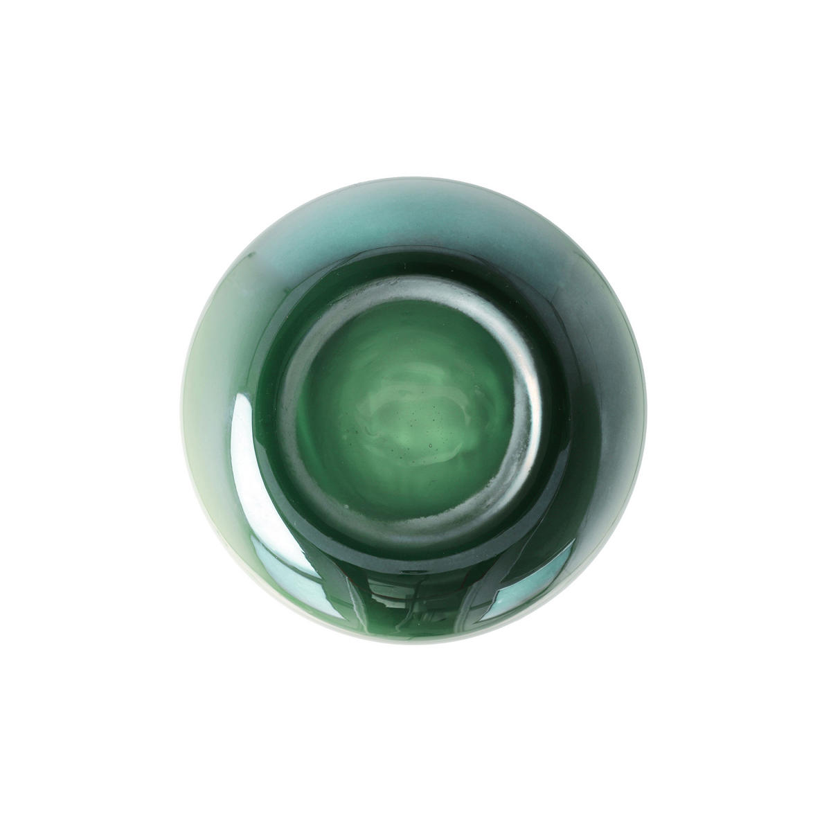 VASE Silver Stone, Glas, Grün, 34 cm - Grün, Glas (34cm) - Goebel