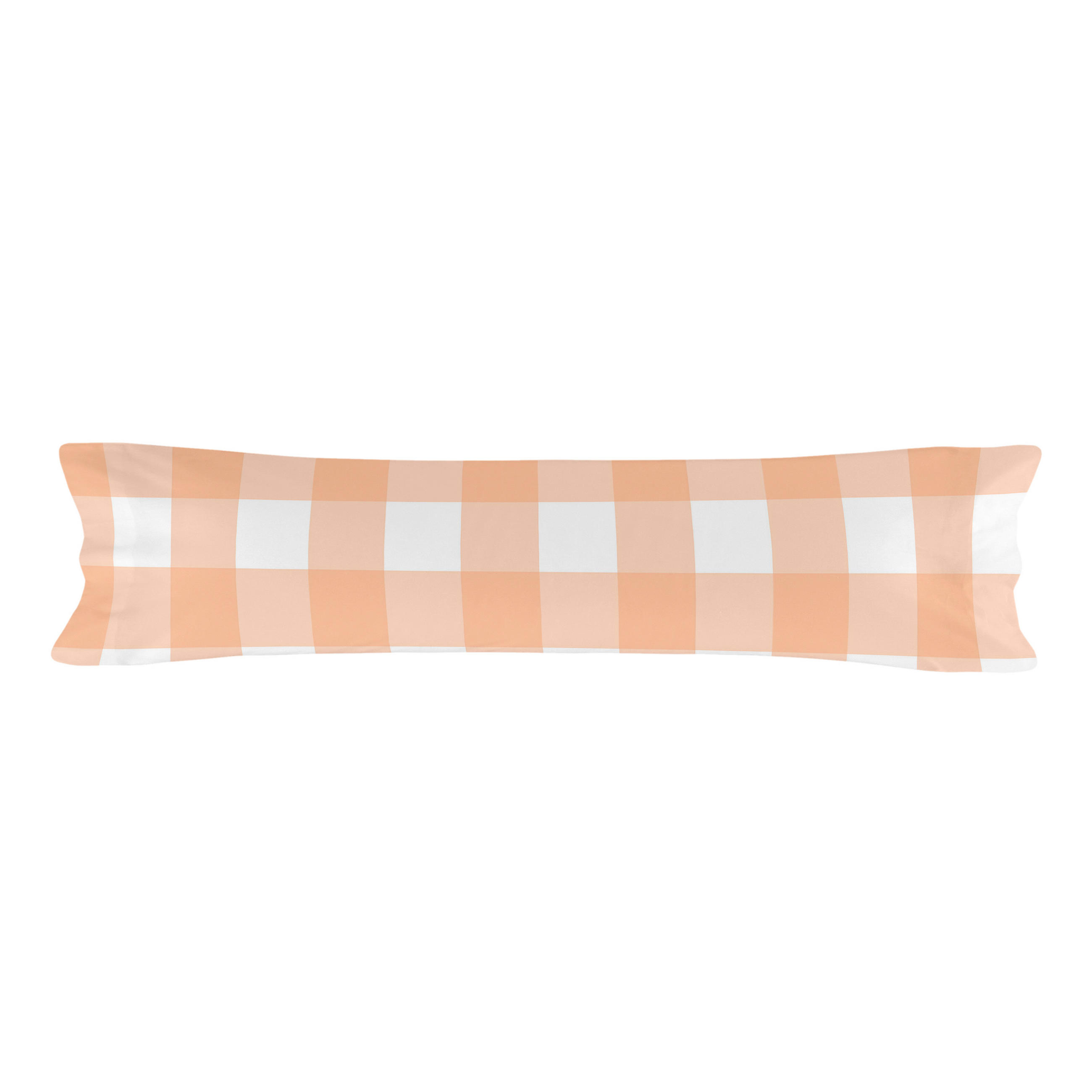 KISSENBEZUG gingham 45x155 cm pfirsich - Orange, Textil (45/155cm) - Happy Friday