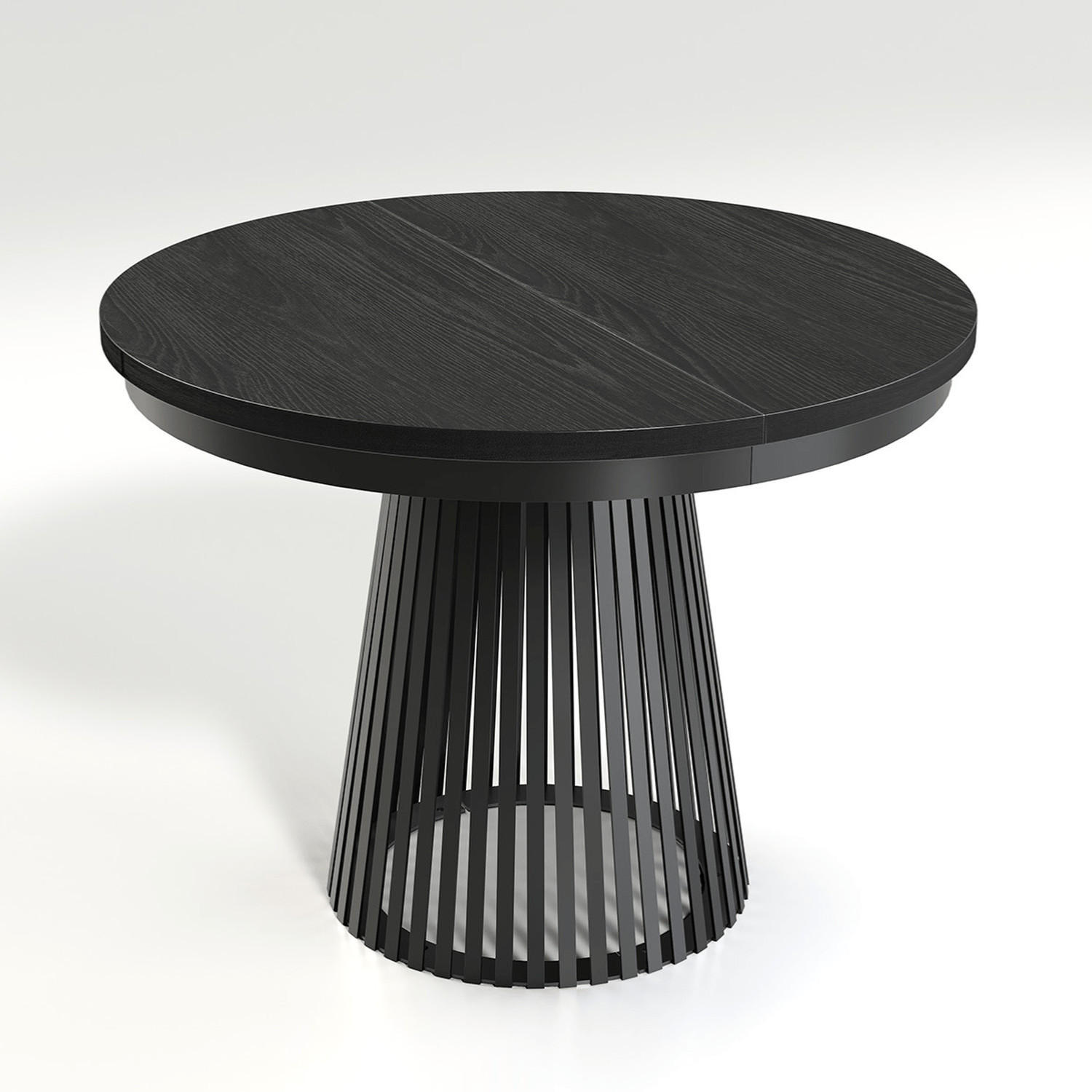 Koseto Esstisch Schwarz 100x76.6x100 cm