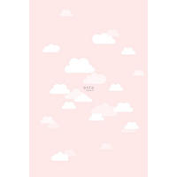 FOTOTAPETE kleine Wolken 200 x 279 cm - Pink, Papier (200/279cm) - ESTAhome