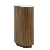 SÄULE Dumosi Braun 60/35/100 cm - Braun, Holz (60/35/100cm) - Light & Living