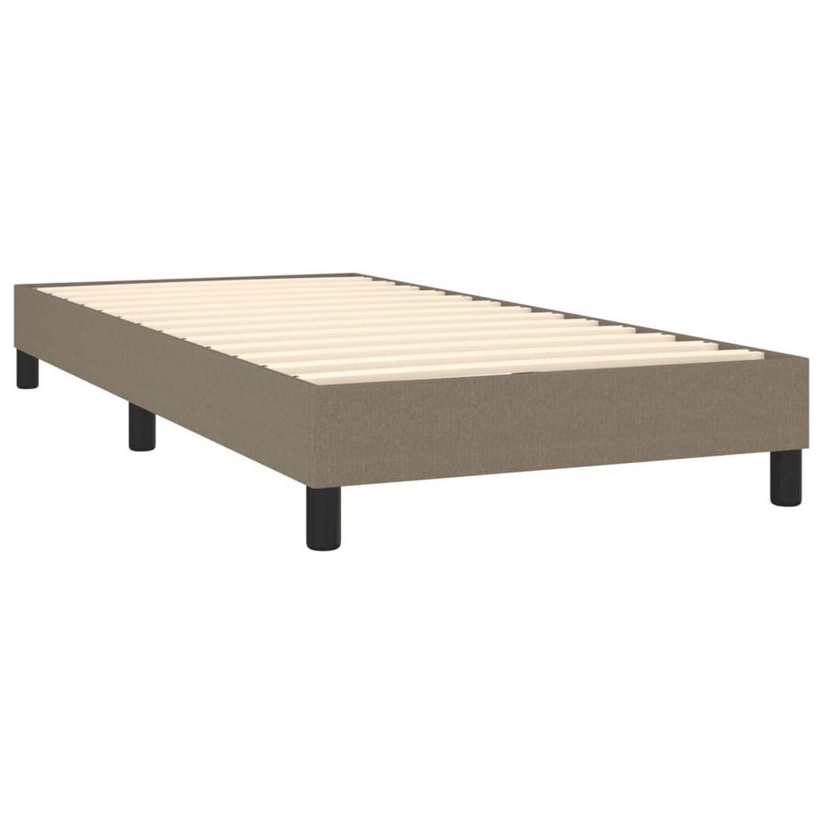 POLSTERBETT Quinlan 90/203 cm - Taupe, Holzwerkstoff (90/200cm) - Nettlife