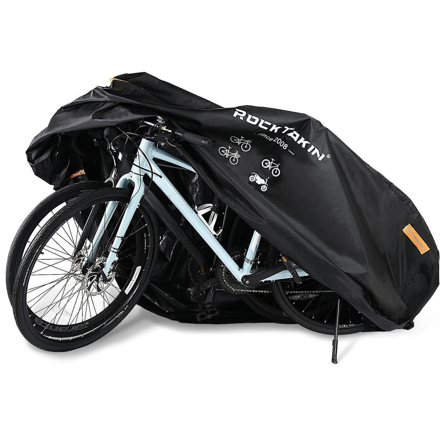 FAHRRADABDECKUNG Wasserdicht für 2-3 Fahrräder 200 x 90 x 100 cm - Schwarz, Textil (90/100/200cm)
