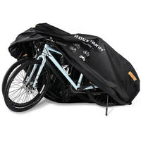 FAHRRADABDECKUNG Wasserdicht für 2-3 Fahrräder 200 x 90 x 100 cm - Schwarz, Textil (90/100/200cm)