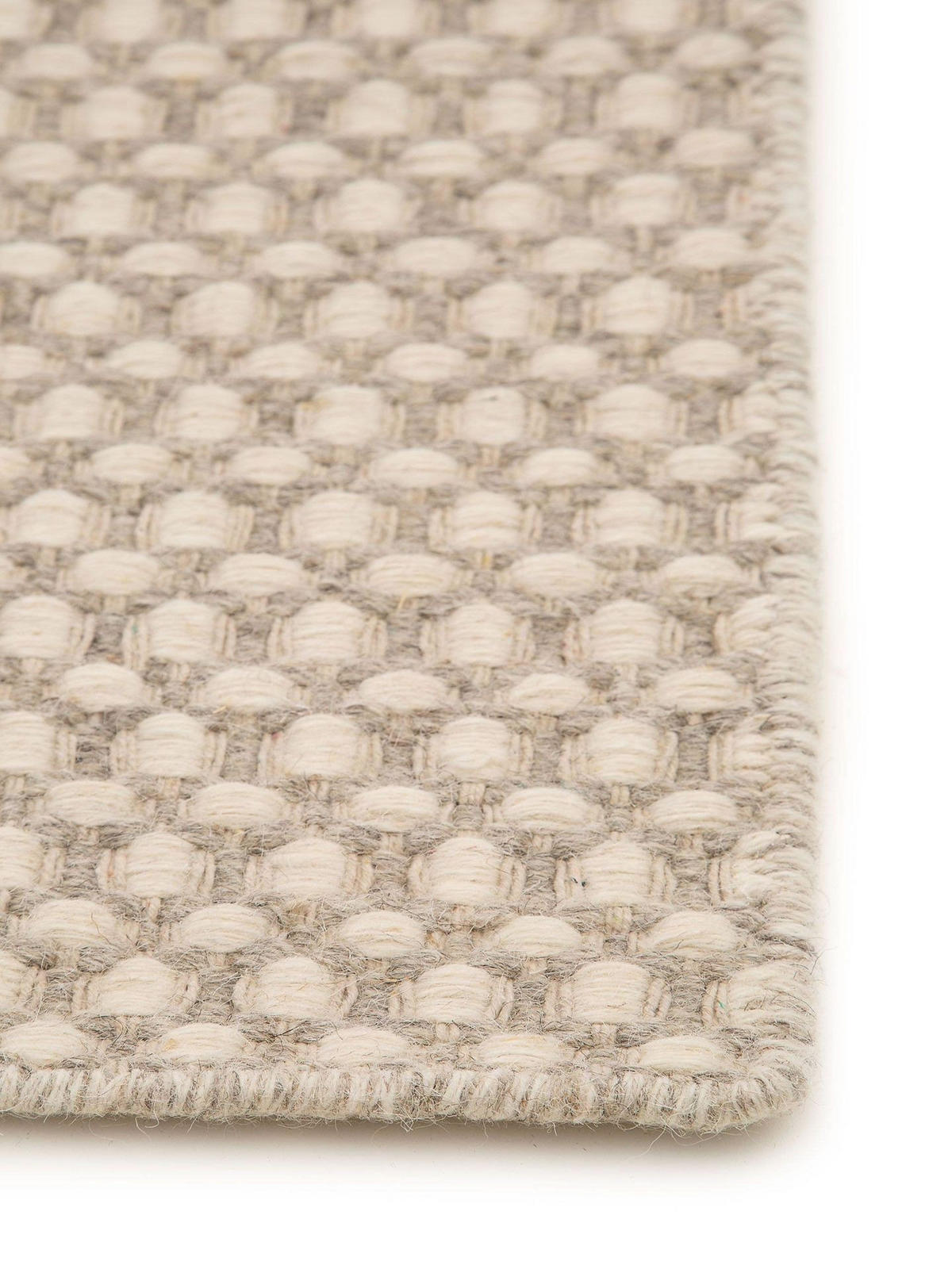 WOLLTEPPICH-LÄUFER Hector Beige 70x200 cm - Beige, Textil (70/1cm) - KUNSTLOFT