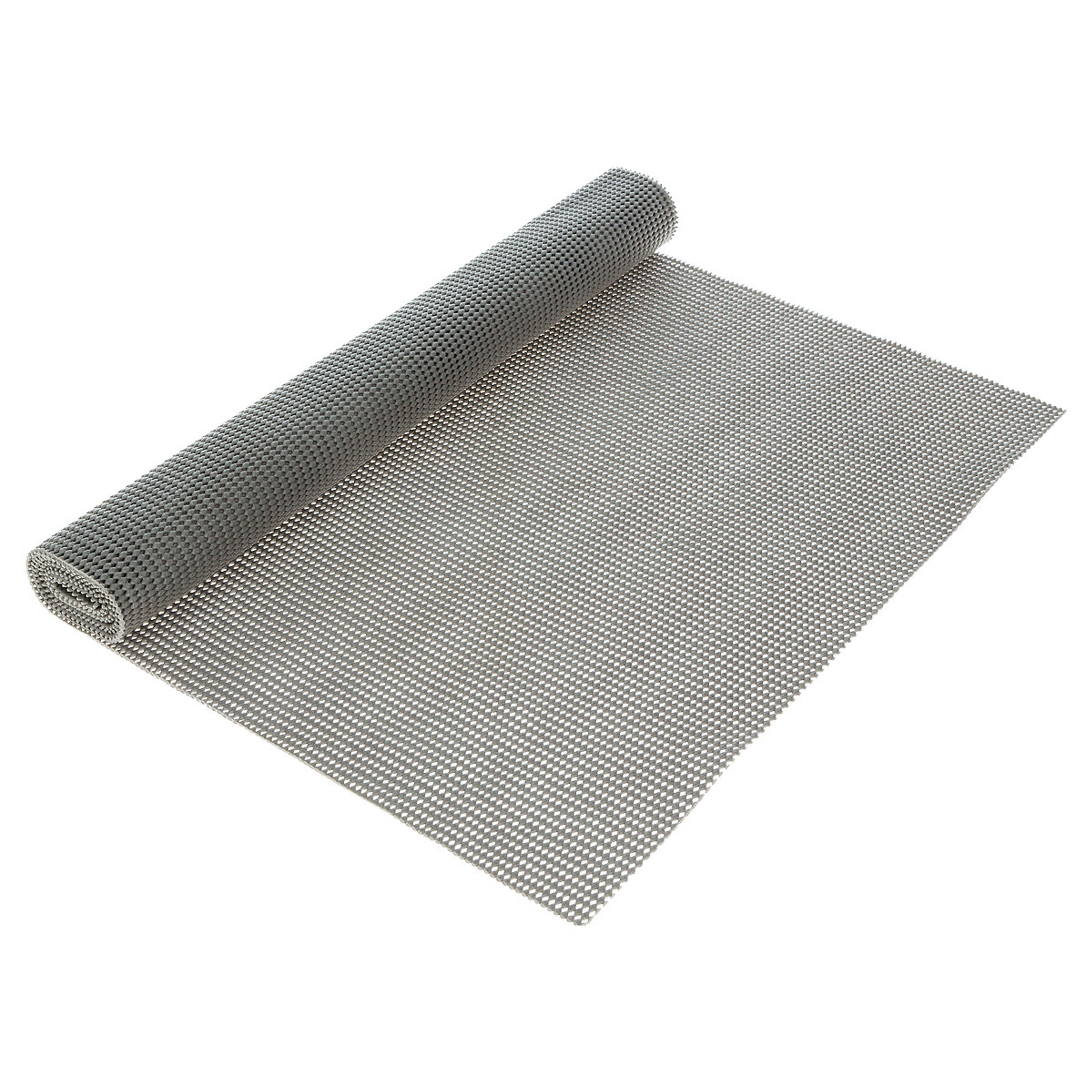 ANTI-RUTSCHMATTE zum Zurechtschneiden, PVC-Schaum, Grau, 50 x 150 cm - Grau, Kunststoff (50/150cm) - 5five Simply Smart